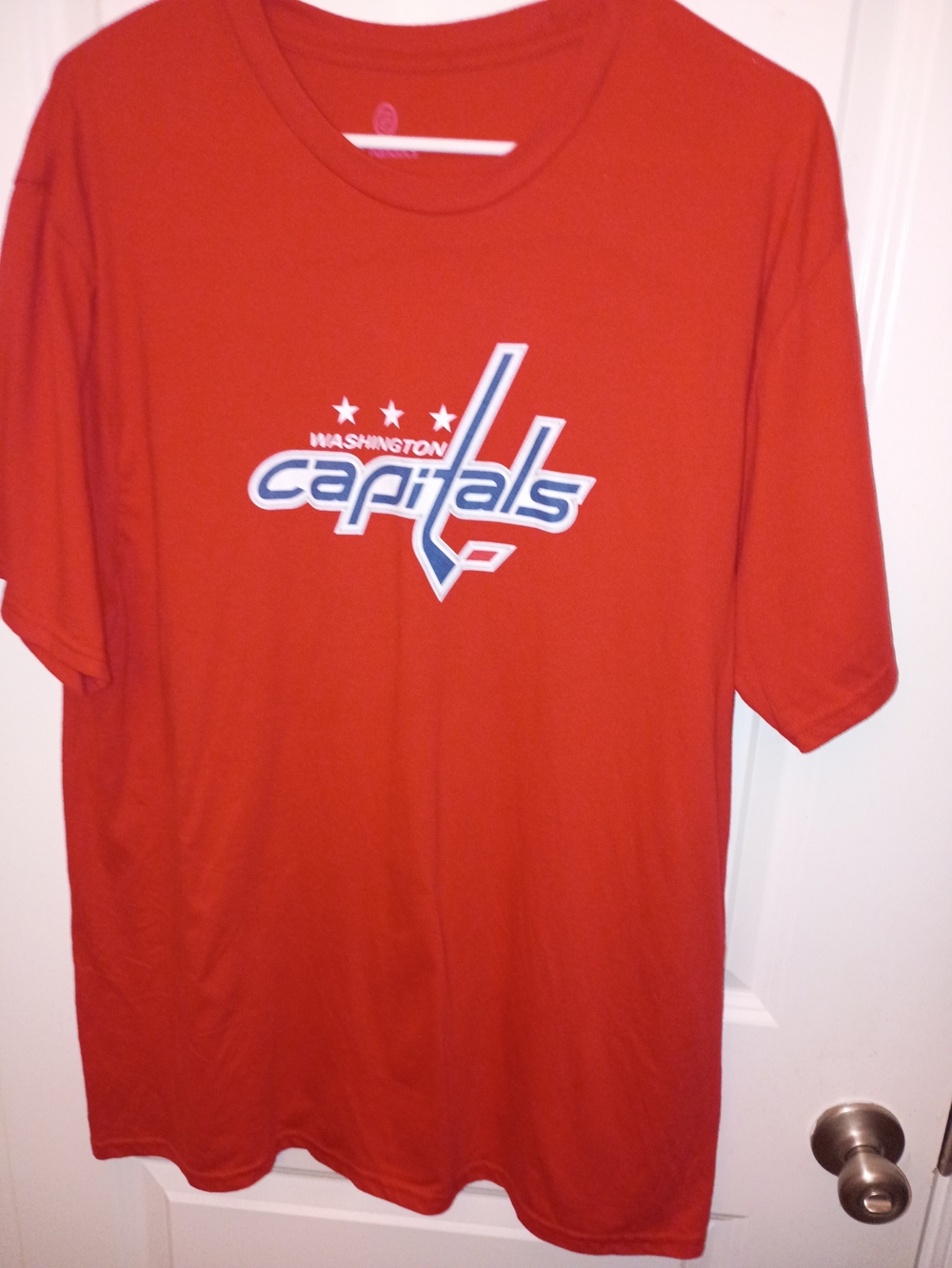 Washington Capitals Red Short Sleeve Logo Tee By Fanatics
